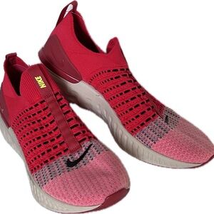 NWOT Nike Red Slip-on Running Athletic Shoes